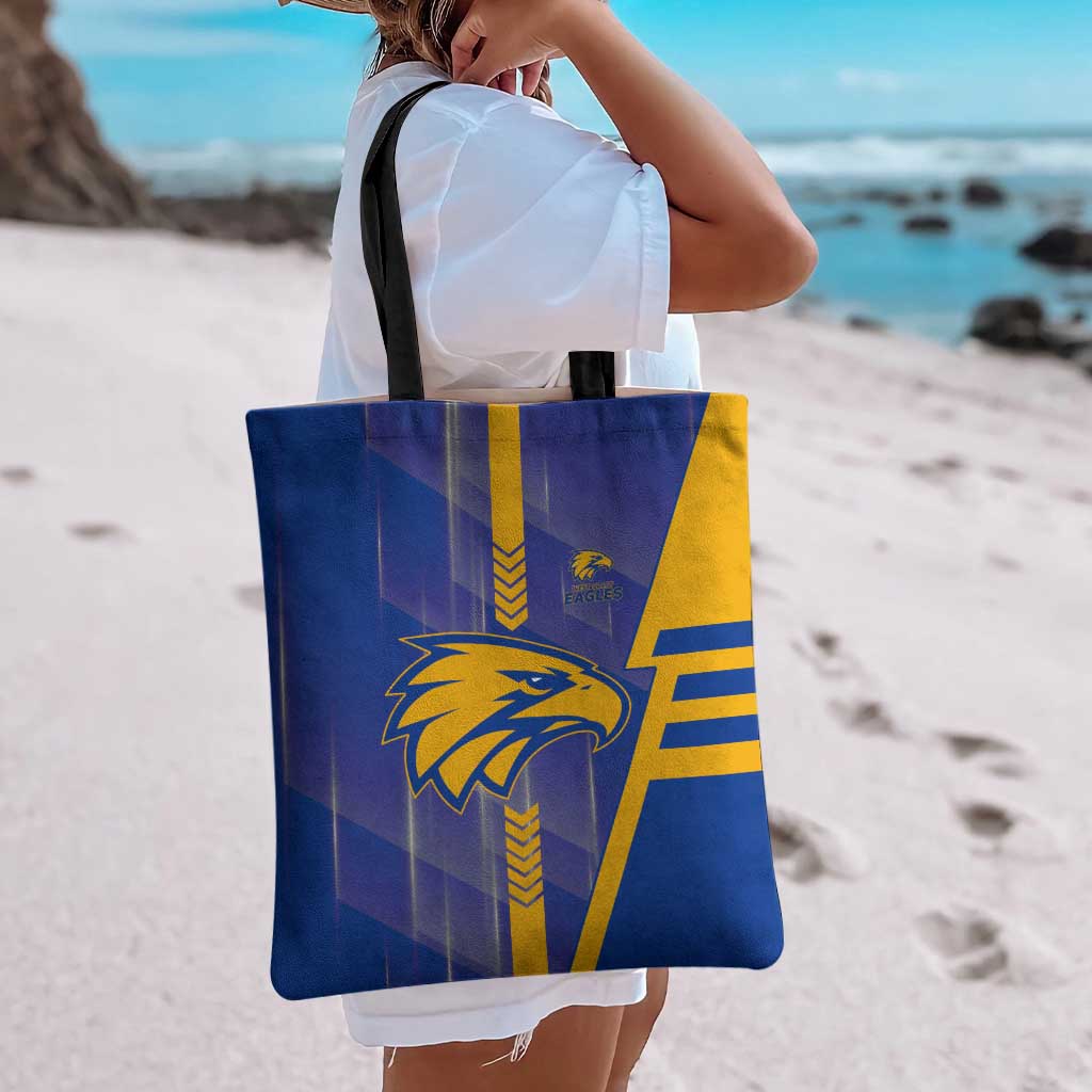West Coast Eagles Tote Bag Modern Geometric Sports Graphic Style