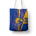 West Coast Eagles Tote Bag Modern Geometric Sports Graphic Style