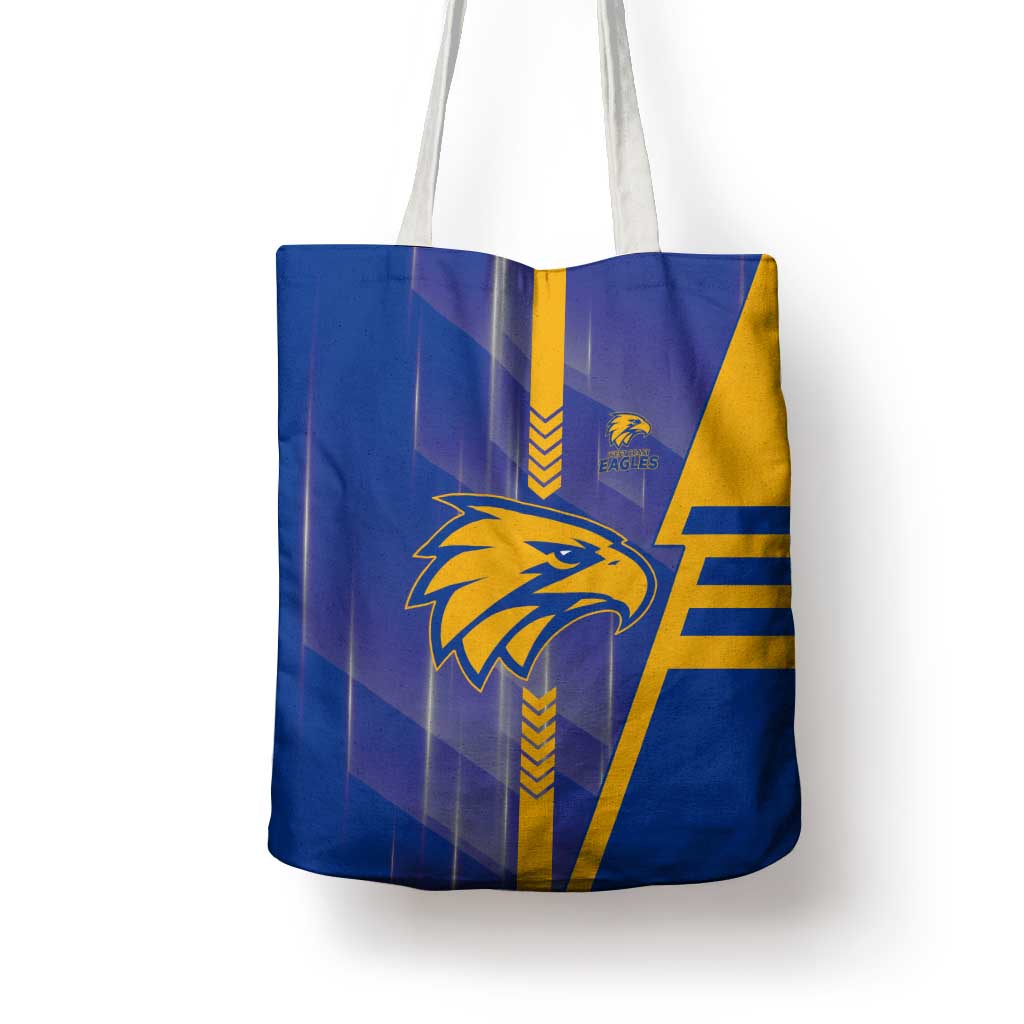 West Coast Eagles Tote Bag Modern Geometric Sports Graphic Style