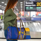 West Coast Eagles Travel Bag Modern Geometric Sports Graphic Style