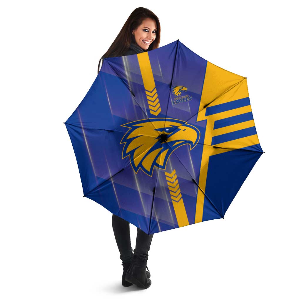 West Coast Eagles Umbrella Modern Geometric Sports Graphic Style