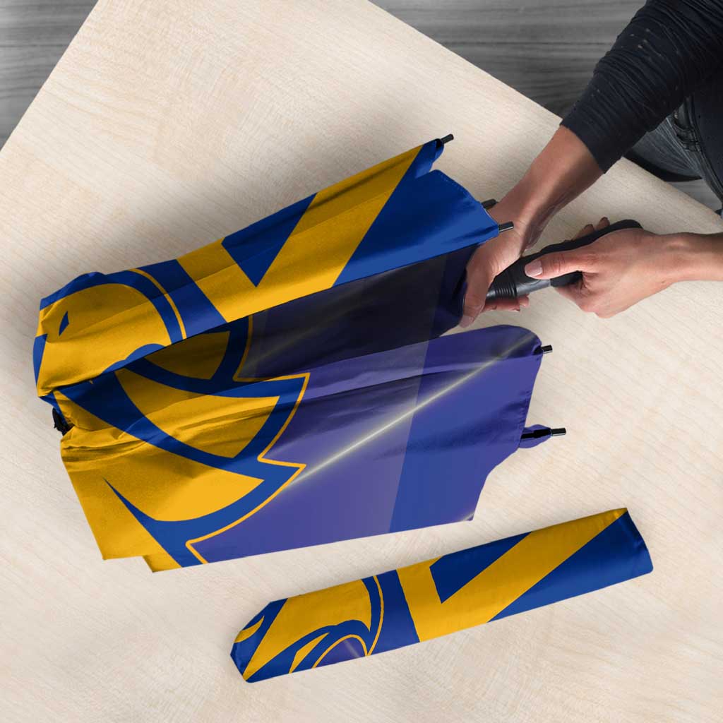 West Coast Eagles Umbrella Modern Geometric Sports Graphic Style