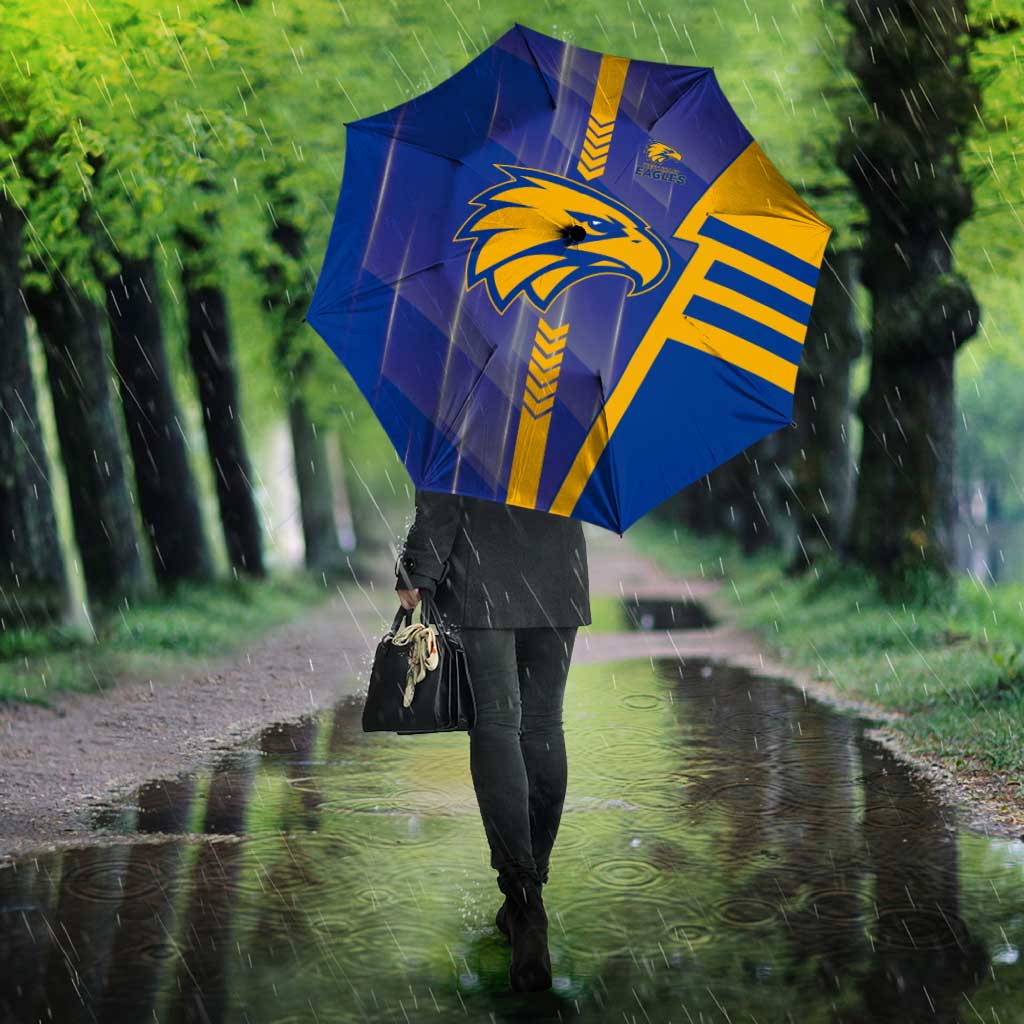 West Coast Eagles Umbrella Modern Geometric Sports Graphic Style