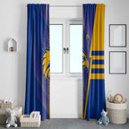 West Coast Eagles Window Curtain Modern Geometric Sports Graphic Style