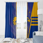 West Coast Eagles Window Curtain Modern Geometric Sports Graphic Style