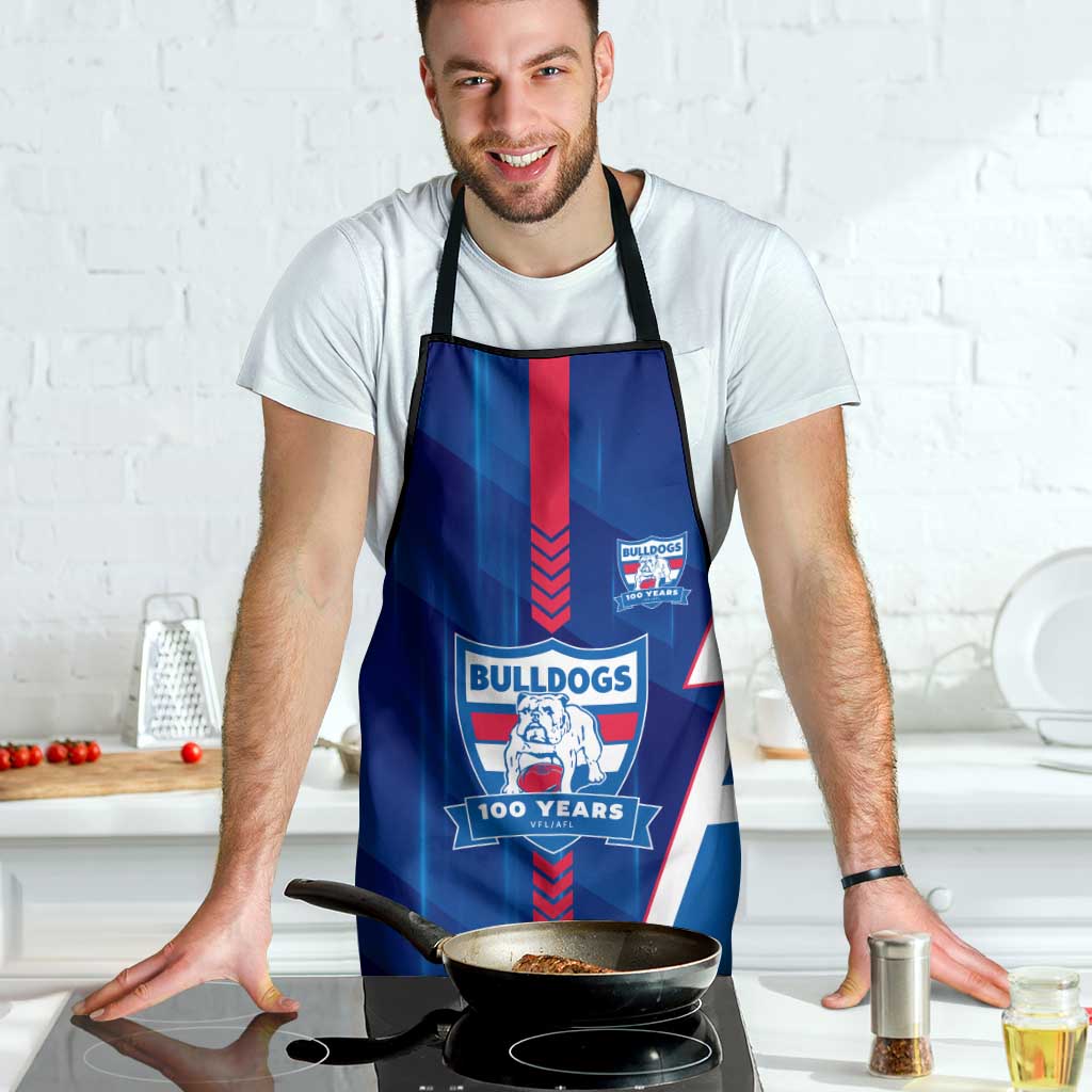 Western Bulldogs Apron Modern Geometric Sports Graphic Style