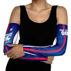 Personalized Western Bulldogs Arm Sleeves Modern Geometric Sports Graphic Style