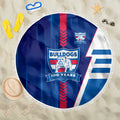 Western Bulldogs Beach Blanket Modern Geometric Sports Graphic Style