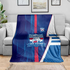 Western Bulldogs Blanket Modern Geometric Sports Graphic Style