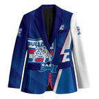 Personalized Western Bulldogs Blazer Modern Geometric Sports Graphic Style