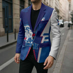 Personalized Western Bulldogs Blazer Modern Geometric Sports Graphic Style