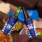 Personalized Western Bulldogs 4 in 1 Can Cooler Tumbler Modern Geometric Sports Graphic Style