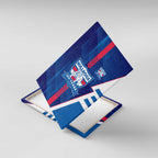 Western Bulldogs Canvas Wall Art Modern Geometric Sports Graphic Style