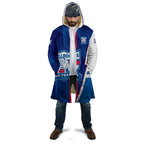 Personalized Western Bulldogs Cloak Modern Geometric Sports Graphic Style