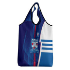 Western Bulldogs Grocery Bag Modern Geometric Sports Graphic Style
