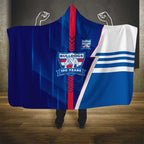 Western Bulldogs Hooded Blanket Modern Geometric Sports Graphic Style