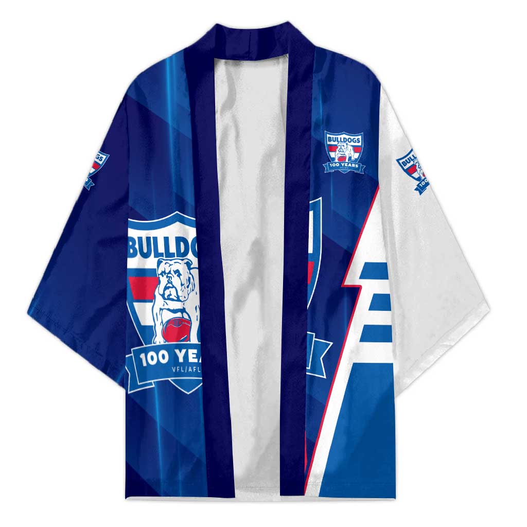 Personalized Western Bulldogs Kimono Modern Geometric Sports Graphic Style
