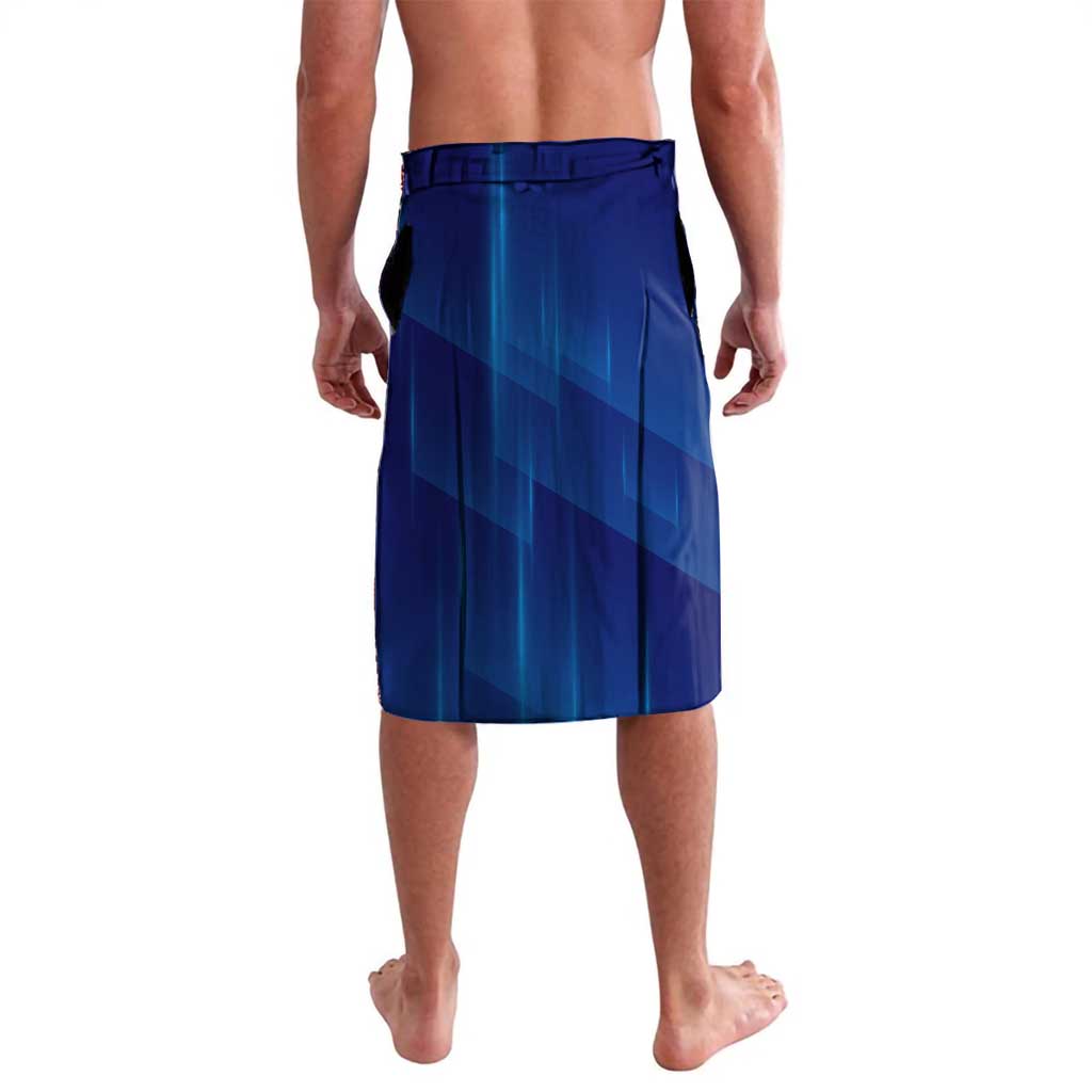 Personalized Western Bulldogs Lavalava Modern Geometric Sports Graphic Style