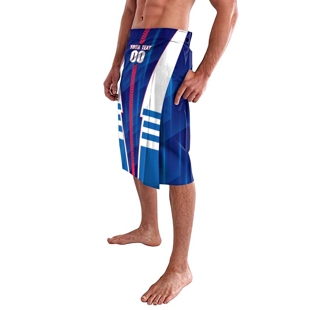 Personalized Western Bulldogs Lavalava Modern Geometric Sports Graphic Style