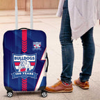 Western Bulldogs Luggage Cover Modern Geometric Sports Graphic Style