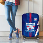Western Bulldogs Luggage Cover Modern Geometric Sports Graphic Style
