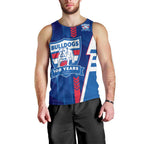 Personalized Western Bulldogs Men Tank Top Modern Geometric Sports Graphic Style