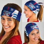 Western Bulldogs Neck Gaiter Modern Geometric Sports Graphic Style