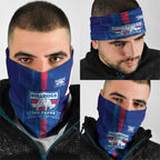 Western Bulldogs Neck Gaiter Modern Geometric Sports Graphic Style