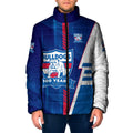 Personalized Western Bulldogs Padded Jacket Modern Geometric Sports Graphic Style
