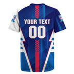 Personalized Western Bulldogs Rugby Jersey Modern Geometric Sports Graphic Style