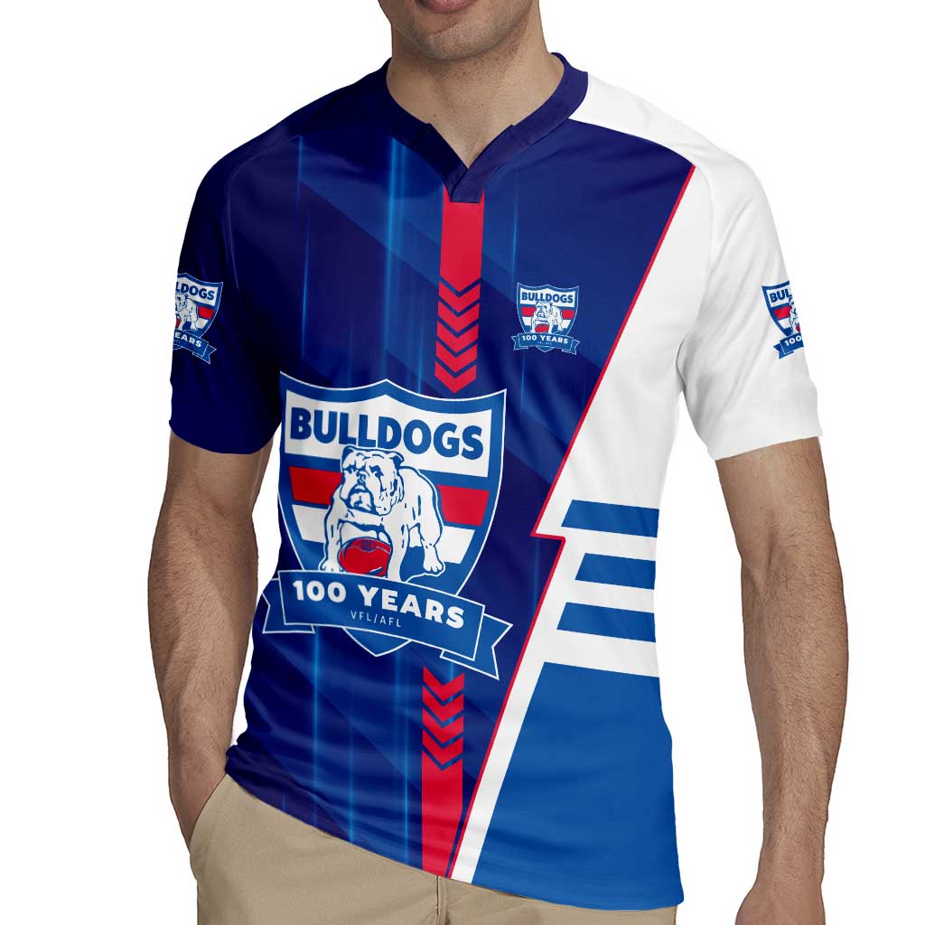 Personalized Western Bulldogs Rugby Jersey Modern Geometric Sports Graphic Style