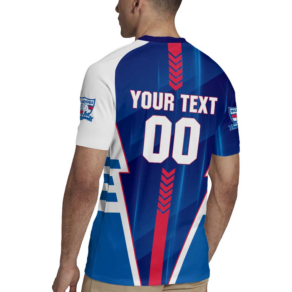 Personalized Western Bulldogs Rugby Jersey Modern Geometric Sports Graphic Style