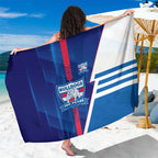 Western Bulldogs Sarong Modern Geometric Sports Graphic Style