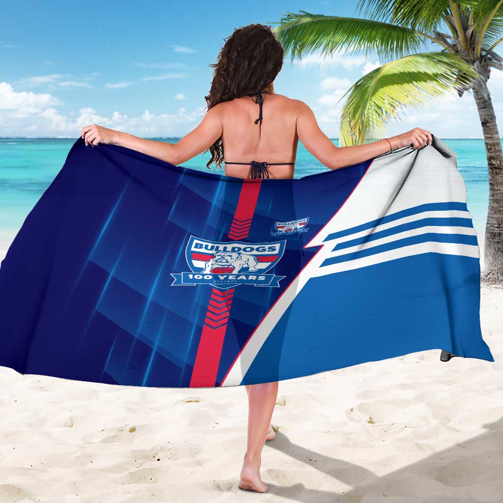 Western Bulldogs Sarong Modern Geometric Sports Graphic Style