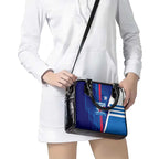 Western Bulldogs Shoulder Handbag Modern Geometric Sports Graphic Style