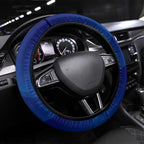 Western Bulldogs Steering Wheel Cover Modern Geometric Sports Graphic Style