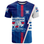 Personalized Western Bulldogs T Shirt Modern Geometric Sports Graphic Style
