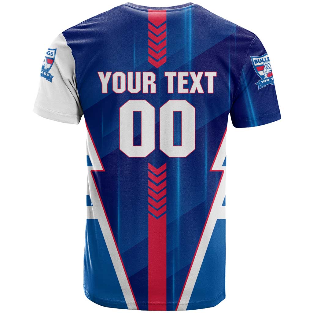Personalized Western Bulldogs T Shirt Modern Geometric Sports Graphic Style