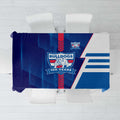 Western Bulldogs Tablecloth Modern Geometric Sports Graphic Style