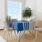 Western Bulldogs Tablecloth Modern Geometric Sports Graphic Style