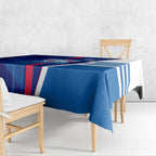 Western Bulldogs Tablecloth Modern Geometric Sports Graphic Style