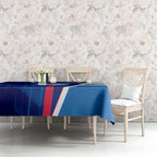 Western Bulldogs Tablecloth Modern Geometric Sports Graphic Style