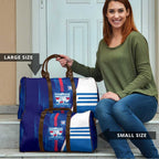 Western Bulldogs Travel Bag Modern Geometric Sports Graphic Style