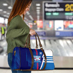 Western Bulldogs Travel Bag Modern Geometric Sports Graphic Style