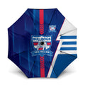 Western Bulldogs Umbrella Modern Geometric Sports Graphic Style