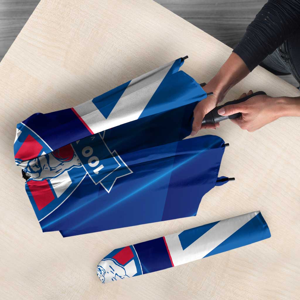 Western Bulldogs Umbrella Modern Geometric Sports Graphic Style