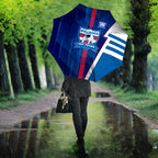 Western Bulldogs Umbrella Modern Geometric Sports Graphic Style