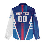 Personalized Western Bulldogs Women Casual Shirt Modern Geometric Sports Graphic Style