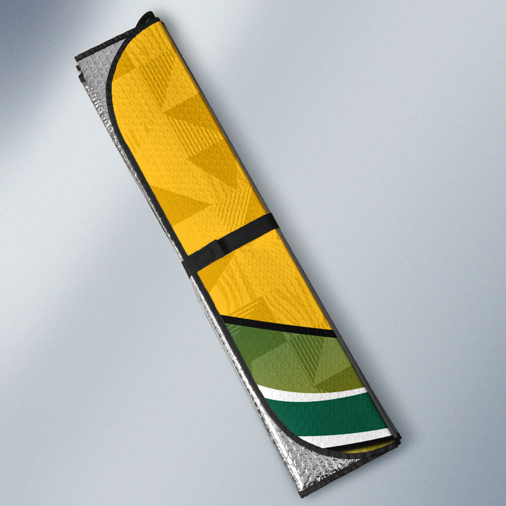 Personalized Australia Soccer Kangaroo Mascot Auto Sun Shade Sydney Opera House - Hear the Champions Roar Football