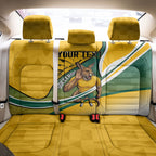 Personalized Australia Soccer Kangaroo Mascot Back Car Seat Cover Sydney Opera House - Hear the Champions Roar Football